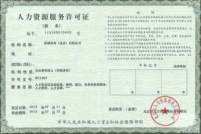 福州市連江縣人力資源服務(wù)許可證申請程序